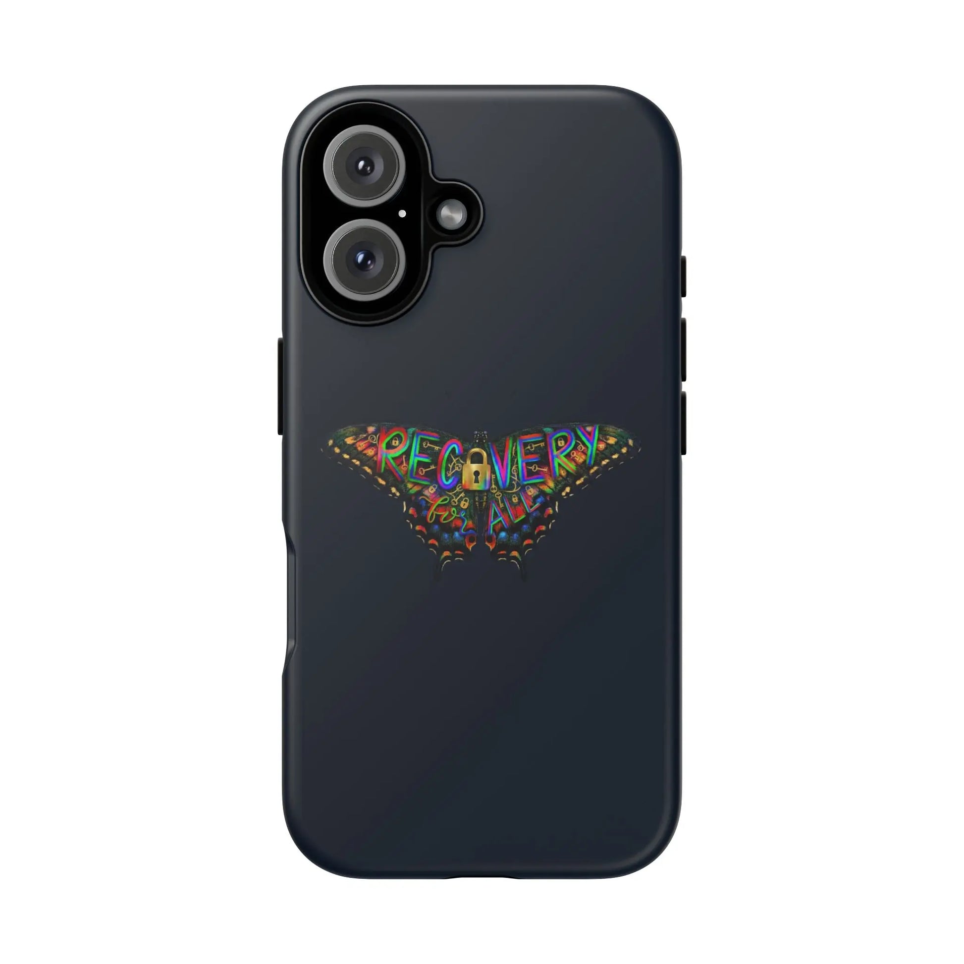 Recovery Butterfly Phone Case — Colorful Hope Tough Case Printify