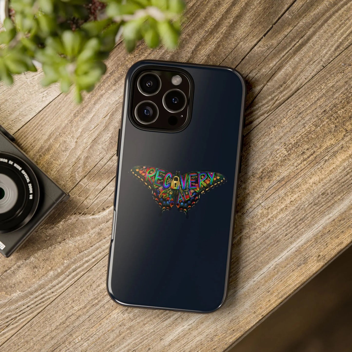 Recovery Butterfly Phone Case — Colorful Hope Tough Case Printify