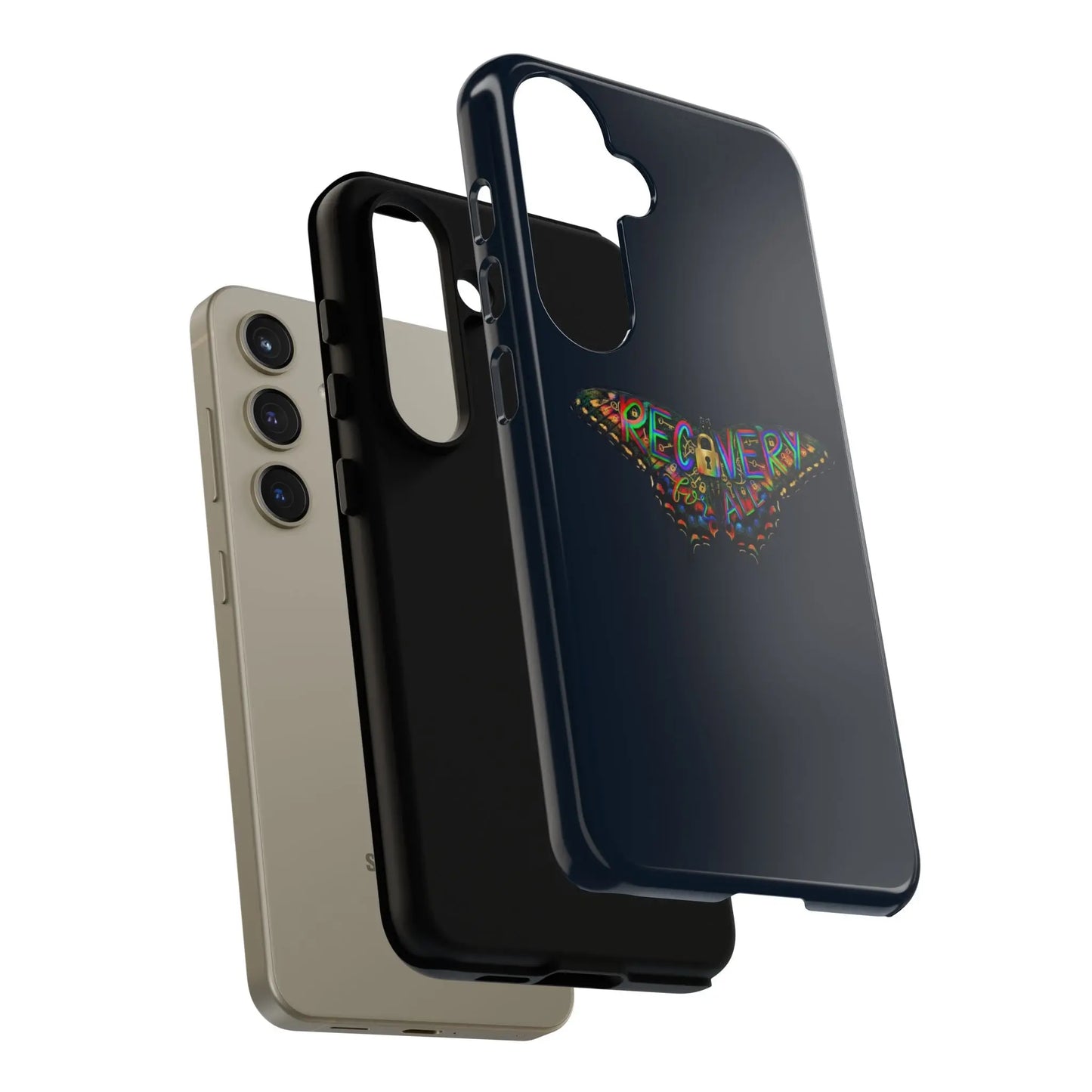Recovery Butterfly Phone Case — Colorful Hope Tough Case Printify