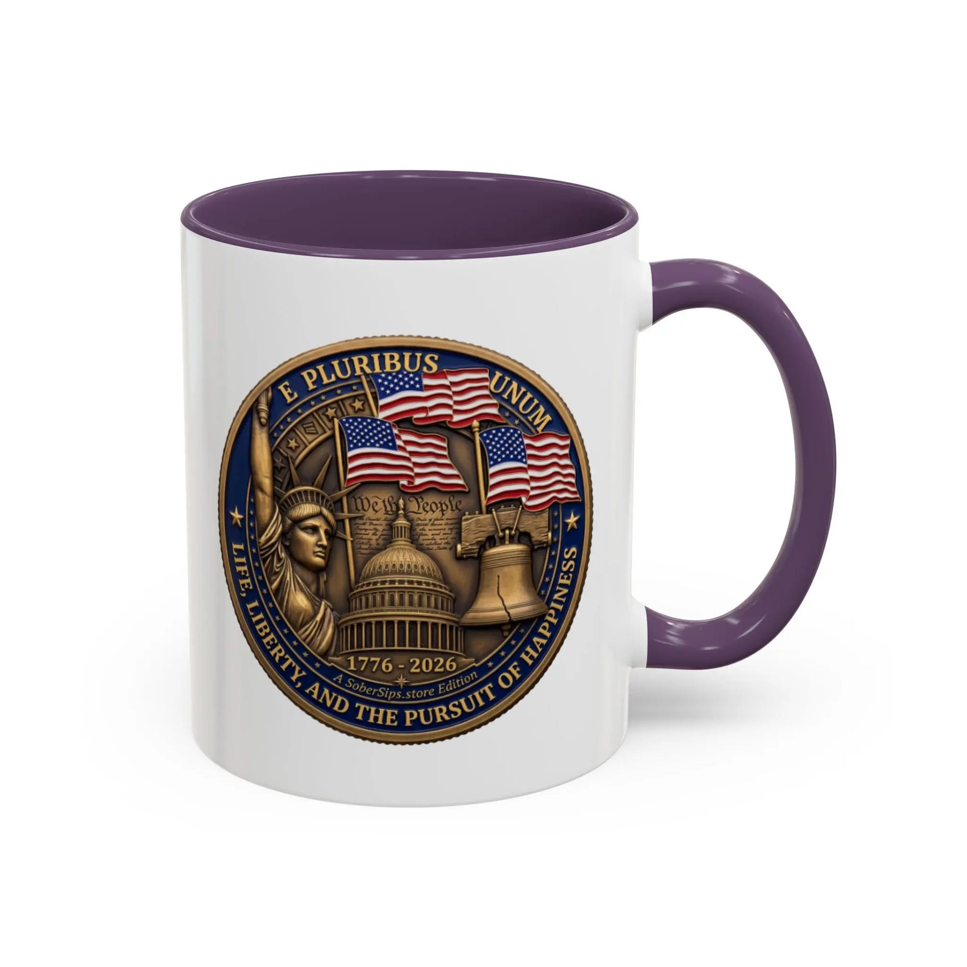 USA 250th Anniversary Liberty Mug – patriotic recovery gift by SoberSips
