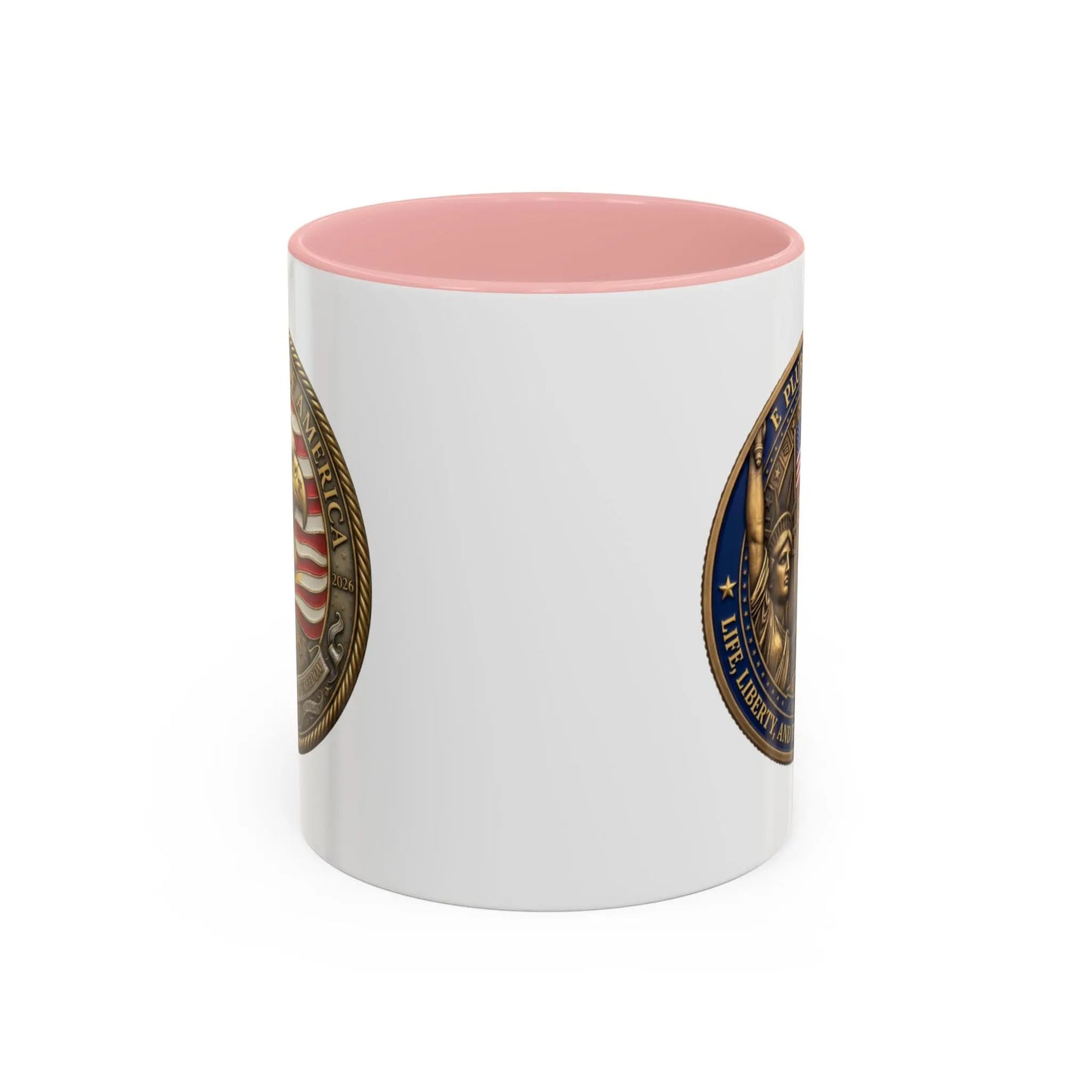 SoberSips USA 250th Anniversary Mug – ceramic coffee mug with patriotic print