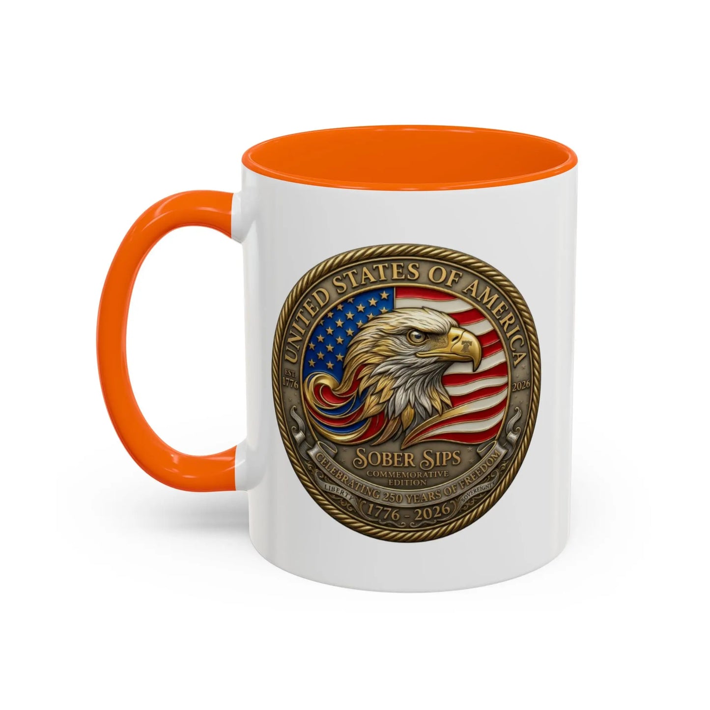 Patriotic sobriety mug – USA 250th Anniversary Liberty edition by SoberSips