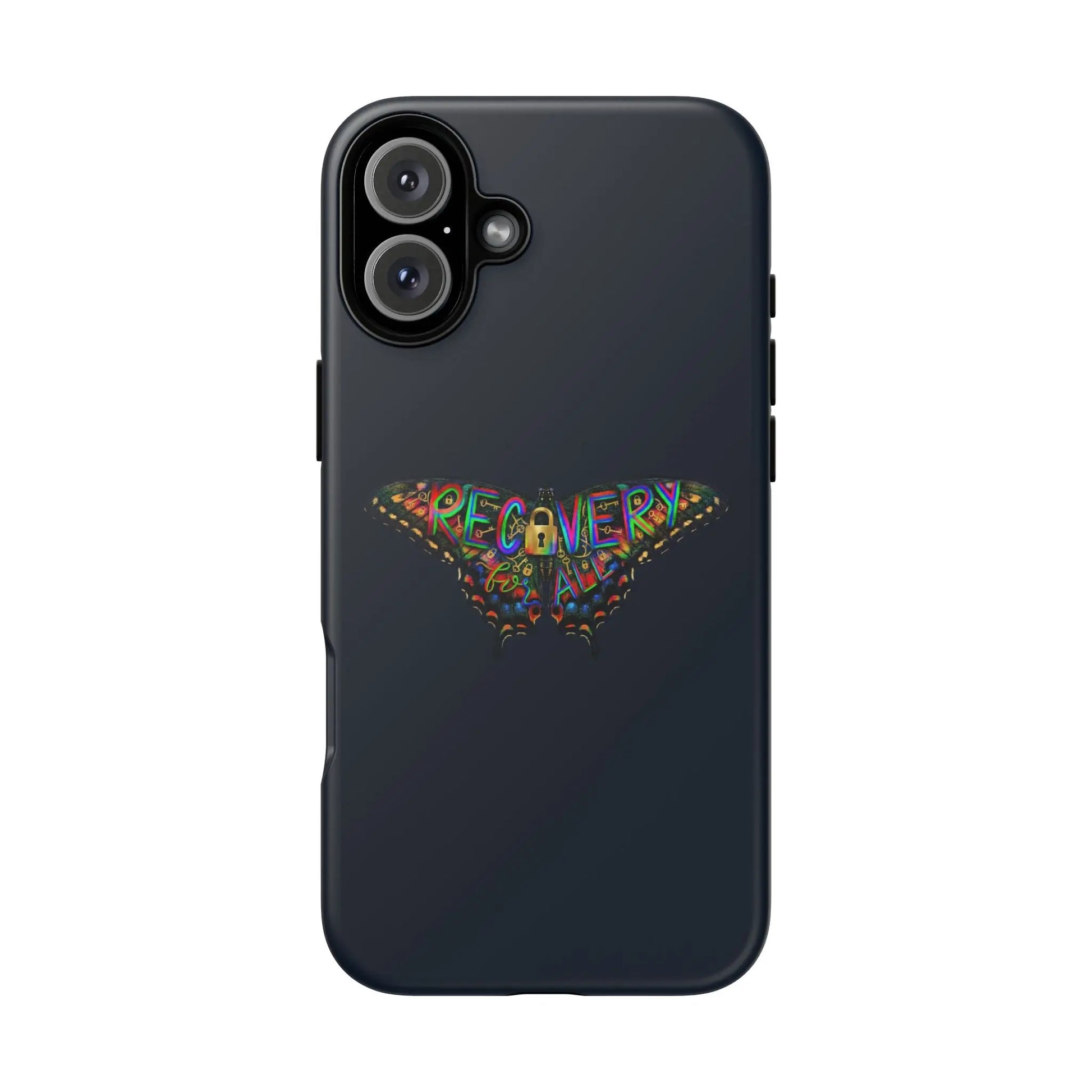 Recovery Butterfly Phone Case — Colorful Hope Tough Case Printify