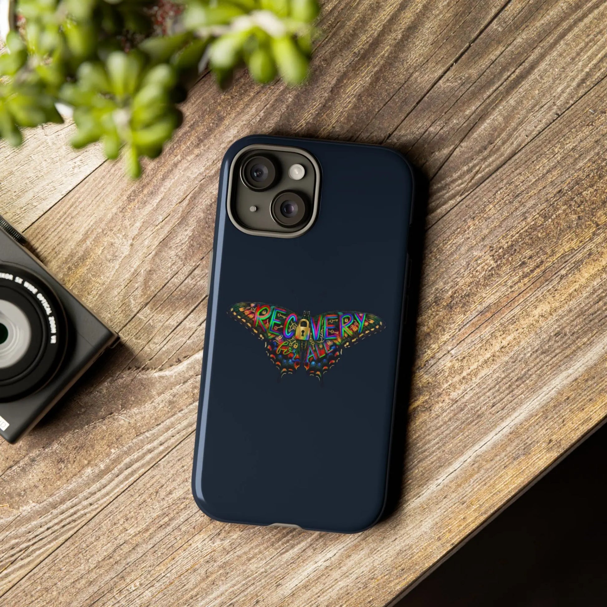 Recovery Butterfly Phone Case — Colorful Hope Tough Case Printify