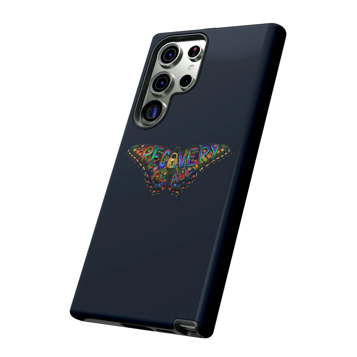 Recovery Butterfly Phone Case — Colorful Hope Tough Case Printify